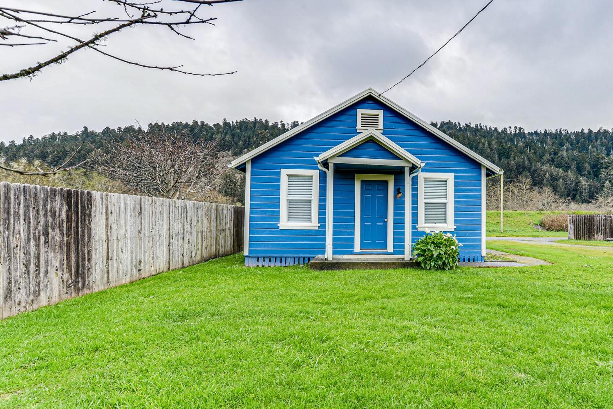 Cozy Norcal Cottage 2 Mi To Redwoods And Beaches! Orick ภายนอก รูปภาพ
