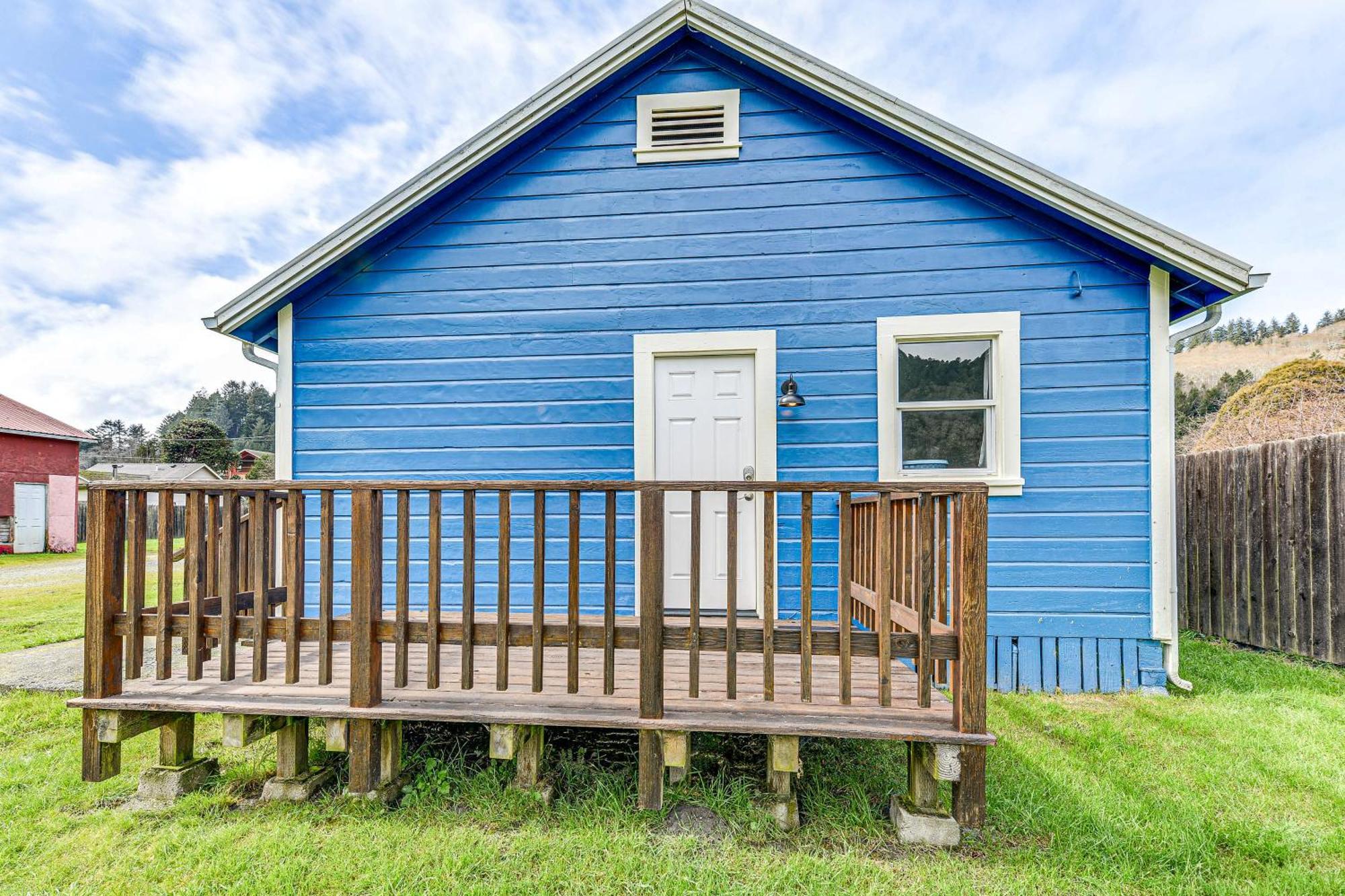 Cozy Norcal Cottage 2 Mi To Redwoods And Beaches! Orick ภายนอก รูปภาพ